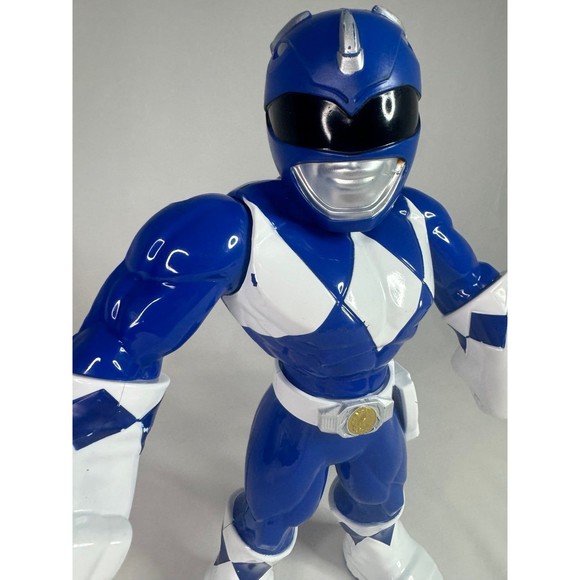 Playskool Heroes Mega Mighties Power Rangers Blue Ranger 10-inch Figure Billy - Picture 2 of 5